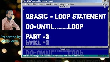 QBASIC : Do Until ... Loop | qbasic do until loop | qbasic in hindi | qbasic statement in hindi |