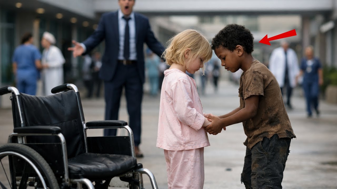 A la hija del multimillonario le dieron 3 días de vida, pero el pobre niño negro hizo lo imposible