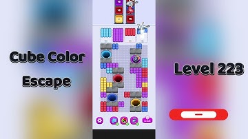 🧩 Cube Color Escape Level 223 Walkthrough | Step-by-Step Guide 🎮 | Go Answer