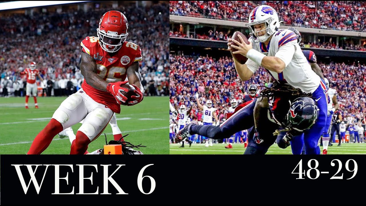 NFL 2020 Picks  - Week 6