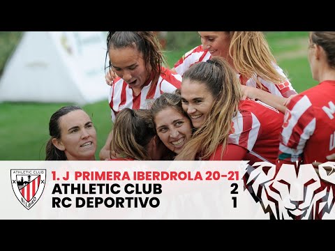 ⚽️ Resumen I Athletic Club 2-1 Deportivo Abanca I J1 Primera Iberdrola 2020-21 I Laburpena