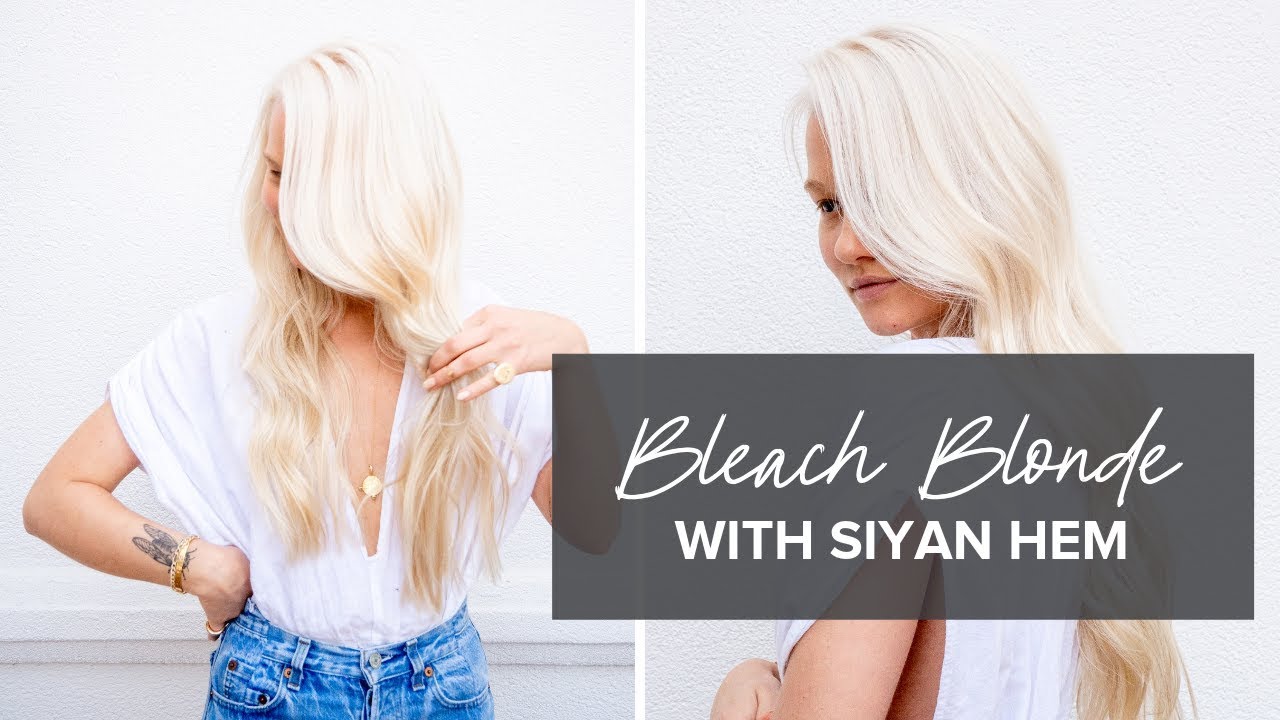 Healthy Bleach Blonde Global Application Touch Up with Color