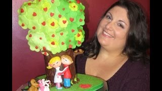 Torta di San Valentino tutorial: Albero dell'amore (Love Tree Cake)