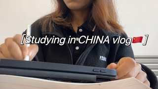 Studying in CHINA vlog : daily classes, eating hotpot in canteen, going out with friends