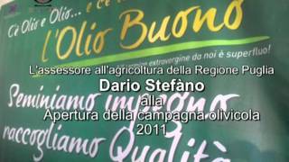 BITONTO - Intervista a Dario Stefano - Assessore all'agricoltura Regione Puglia