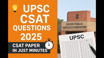 UPSC CSAT 2025 Math Question ( Set -A , Que. 48) ! UPSC | SSC | RAILWAY
