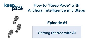 "Keep Pace" with AI Video Blog - Episode #1 - Getting Started !