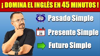 ¡Increíble! Aprende Inglés Rápido con 3 en 1: Pasado, Presente y Futuro Simple