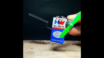 Touch👆blade START motor / simple sensor dc motor fan science project