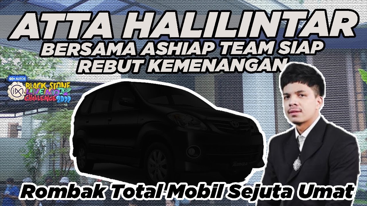 Pilihan Mobil Atta Halilintar Bikin Melongo! Siap Jadi Pembeda di Black Stone LiveModz 2022! Asiaap!