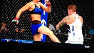 Paige Van Zant Jumping switch kick