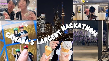 ⋆｡°✩🌃ִ How we won Canada’s Largest Hackathon in 36 Hours ࣪✧˖°