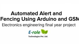 Peringatan dan Pagar Otomatis menggunakan Arduino dan GSM Proyek Akhir Teknik Elektronika screenshot 5