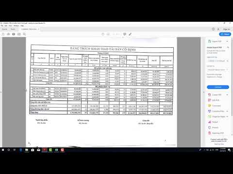 THỰC HÀNH KẾ TOÁN - CÁCH LẬP BẢNG TRÍCH KHẤU HAO TÀI SẢN CỐ ĐỊNH