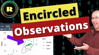 Encircled observations - use ggplot and ggalt to create great plots and data visualization. by R Programming 101 3,278 views 1 year ago 5 minutes, 16 seconds