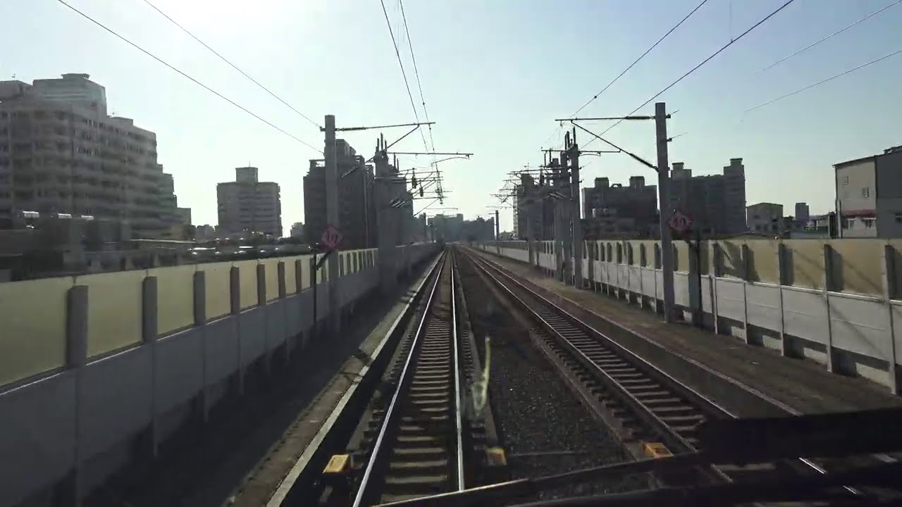 台鐵 127次 普悠瑪號 台中 - 高雄 路程景