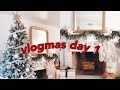 DECORATE WITH ME FOR CHRISTMAS | VLOGMAS DAY 1 | Faye Claire