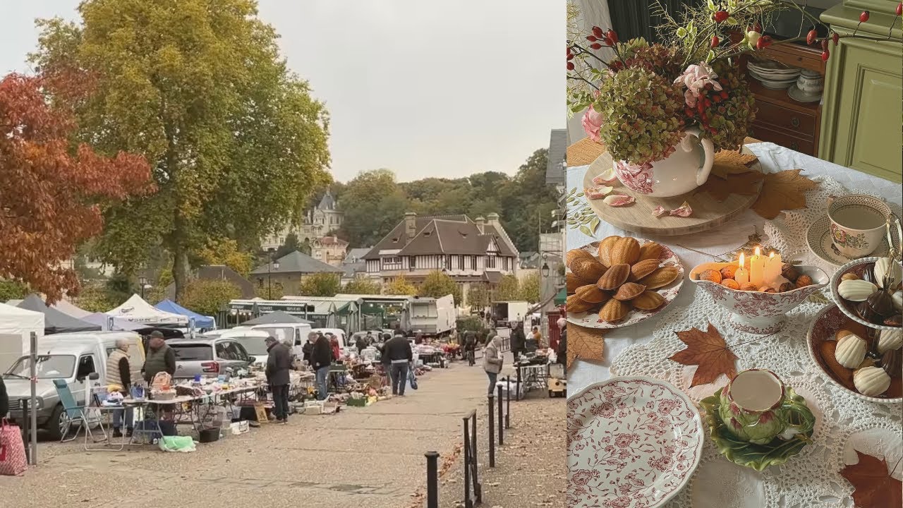 Блошиный рынок Пьерфон, мадленки и мягкость осени 🍂