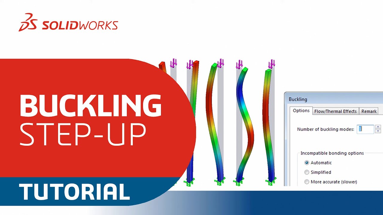 SOLIDWORKS Simulation Step-Up Series: Buckling - YouTube