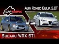 Japán becsület.  Subaru WRX STi vs.  Alfa Romeo Giulia 2.0T (LapTiming ep. 50)