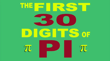 Pi (The First 30 Digits) - LEARNING VERSION
