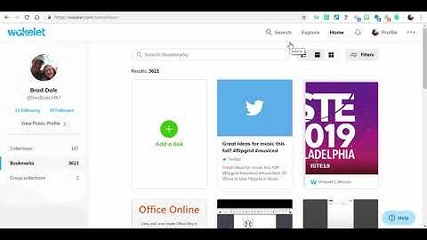 Wakelet Update - New bookmarks areas with 3 different layouts and ability to add a bookmark to a co