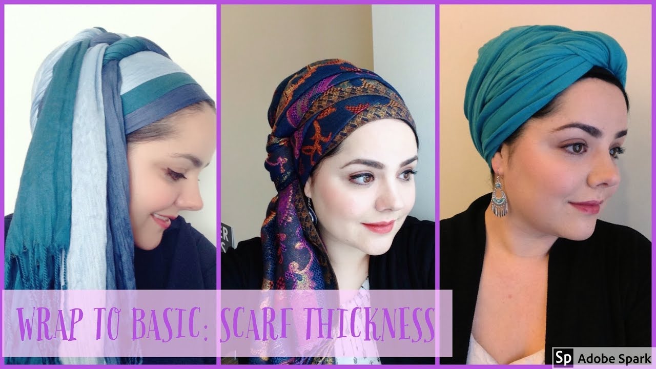WRAP TO BASIC: Scarf Thickness - YouTube