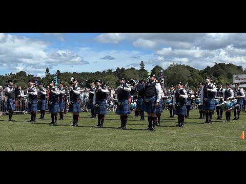 Johnstone Pipe Band performs a new Grade One medley in the 2022 European Championships in Inverness