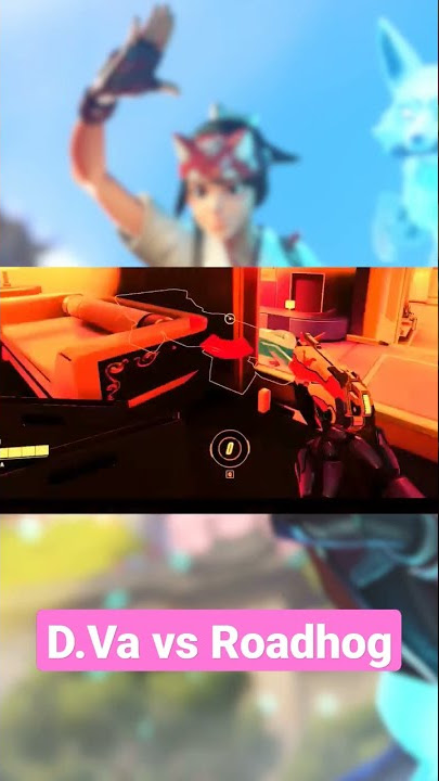 Roadhog got pranked by D.Va XD #shorts #overwatch #overwatch2 #gameplay
