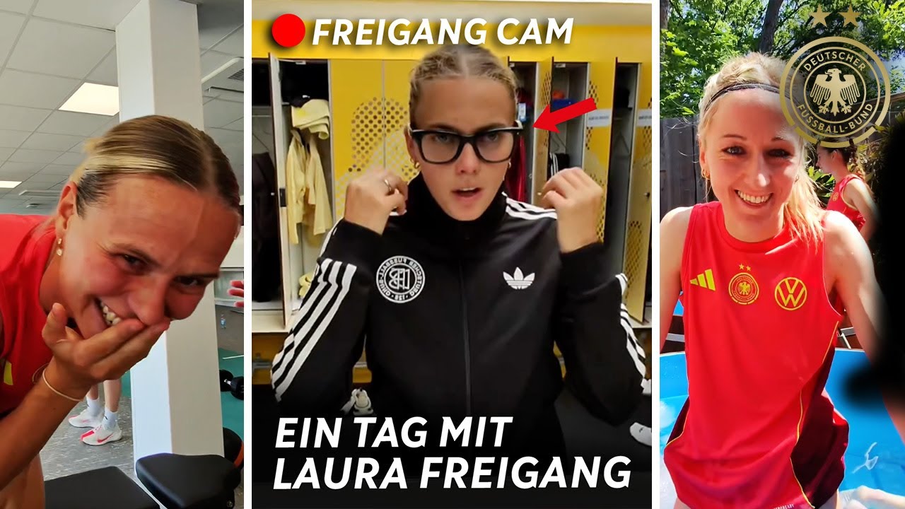 POV: Ein Tag im Leben von Laura Freigang bei der Nationalmannschaft 📷