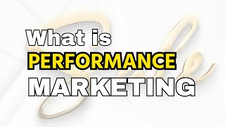 What is Performance Marketing (পারফরম্যান্স মার্কেটিং)
