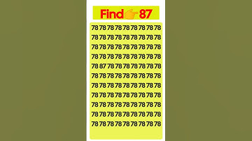 Find odd number 87 🤔 #shorts#FindUrDigits#quiz#maths#puzzle#shortfeed#quizgame#find#quiz2025 #tiktok