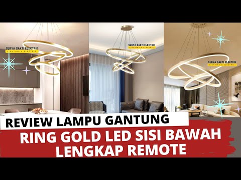 Video: Lampu gantung LED dengan remote control: variasi dan ulasan