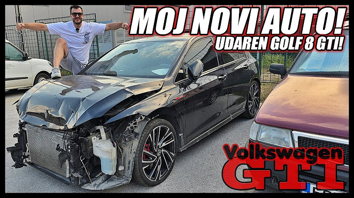 KUPIO SAM UDAREN GOLF 8 GTI - MOJ NOVI PROJEKAT !