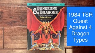 Who is the Mysterious Boy CM3 Sabre River (1984) TSR D&D BECMI Module Review 100% Flip Thru 4K