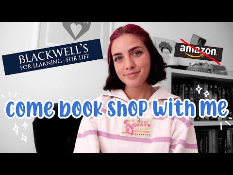 trying blackwell's | come book shopping with me #1