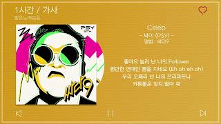 1 hour loop｜ 싸이 PSY   Celeb ｜ 앨범 ： 싸다9 ｜ 1Hour Loop & Lyrics｜가사 Songs Playlist Lyrics