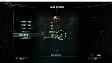 How To Enable Subtitles In Crysis 2