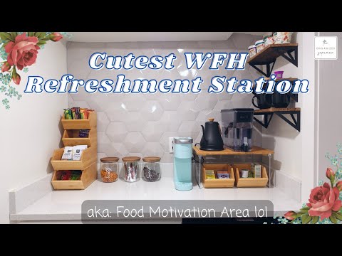 Creating The Cutest WFH Snack Station With Cricut Joy  #cricut