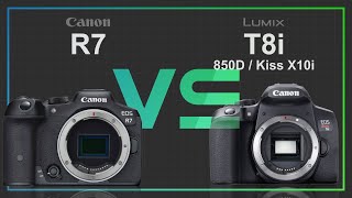 Canon EOS R7 vs Canon EOS Rebel T8i / 850D