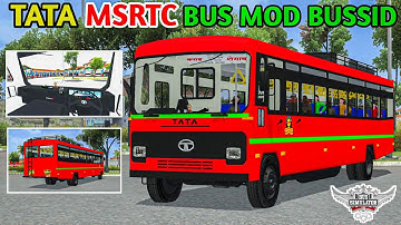 How to add TATA MSRTC Bus Mod in Bus Simulator Indonesia | Bussid Msrtc bus mod download