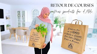 Retour de courses - Mes produits favoris ALDI