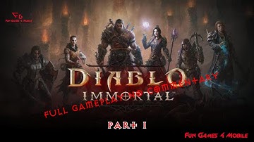 Tutorial Quest - Diablo Immortal full gameplay no commentary - Part 1