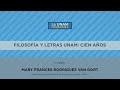 Filosofía y Letras UNAM: Cien años. La UNAM responde 929