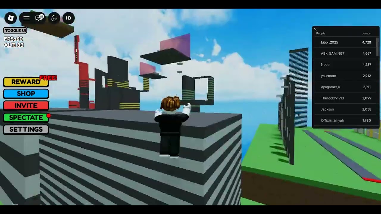 Roblox wallhop practice on pc