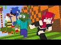 SONIC PARKOUR CHALLENGE : Minecraft Animation Monster School