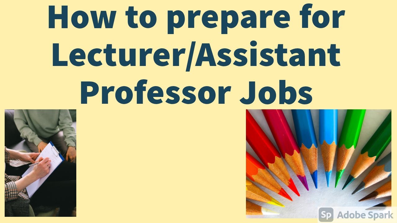Assistant Professor/Lecturer Interview tips in Engineering Colleges