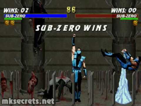 Mortal Kombat Trilogy - Fatality 1 - Classic Sub-Zero 