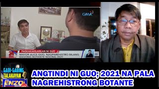 GABIGABING TALAKAYAN (05/13/2024)  ANGTINDI NI GUO; 2021 NA PALA NAGREHISTRONG BOTANTE