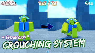 Crouching System REWORK | Mobile Support, R15, R6, VFX | Roblox Studio